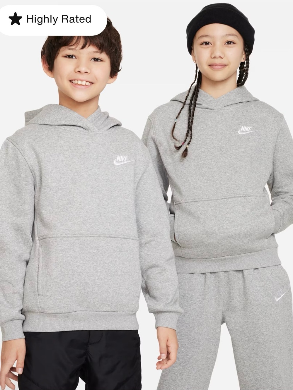 Nike Sportswear Club Fleece Older Kids' Pullover Hoodie
